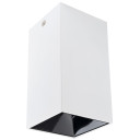 LED taškinis šviestuvas, kvadratinis, juodas reflektorius